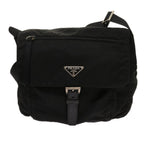 PRADA Shoulder Bag Nylon Black  bs11432