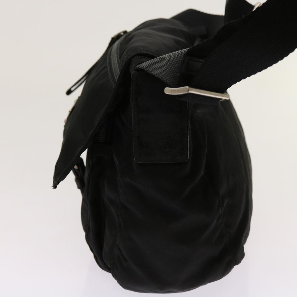 PRADA Shoulder Bag Nylon Black  bs11432