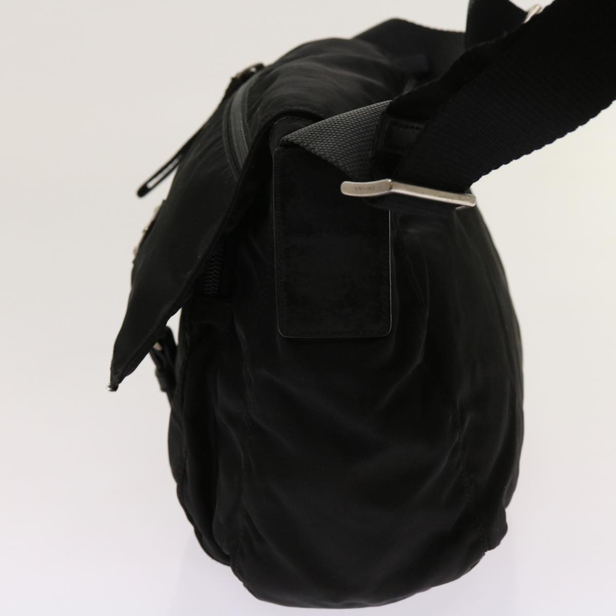PRADA Shoulder Bag Nylon Black  bs11432