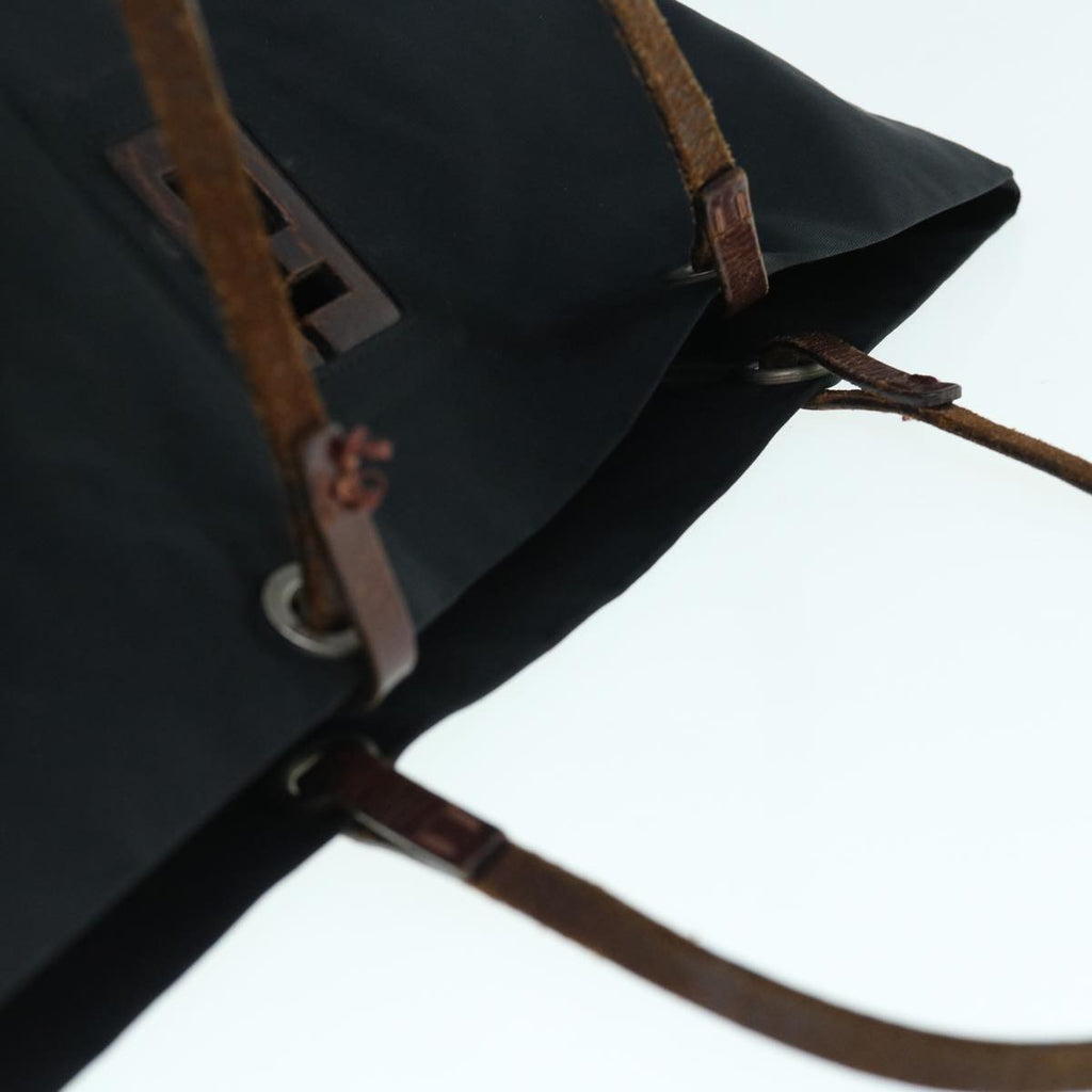FENDI Tote Bag Nylon Blackbs11434