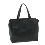CELINE Tote Bag Leather Black  11451