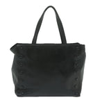 CELINE Tote Bag Leather Black  11451
