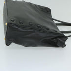 CELINE Tote Bag Leather Black  11451