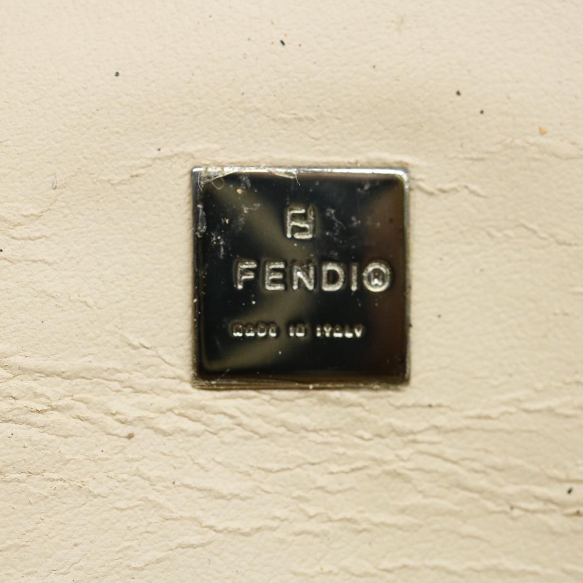 FENDI Zucca Canvas Vanity Pouch Brown Blackbs11466