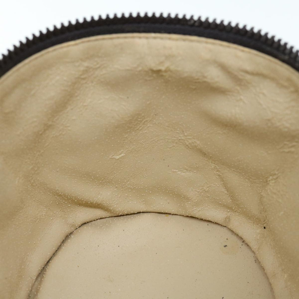 FENDI Zucca Canvas Vanity Pouch Brown Blackbs11466