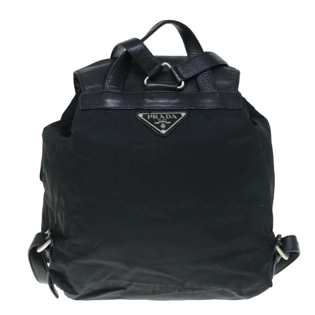 PRADA Backpack Nylon Black  bs11548