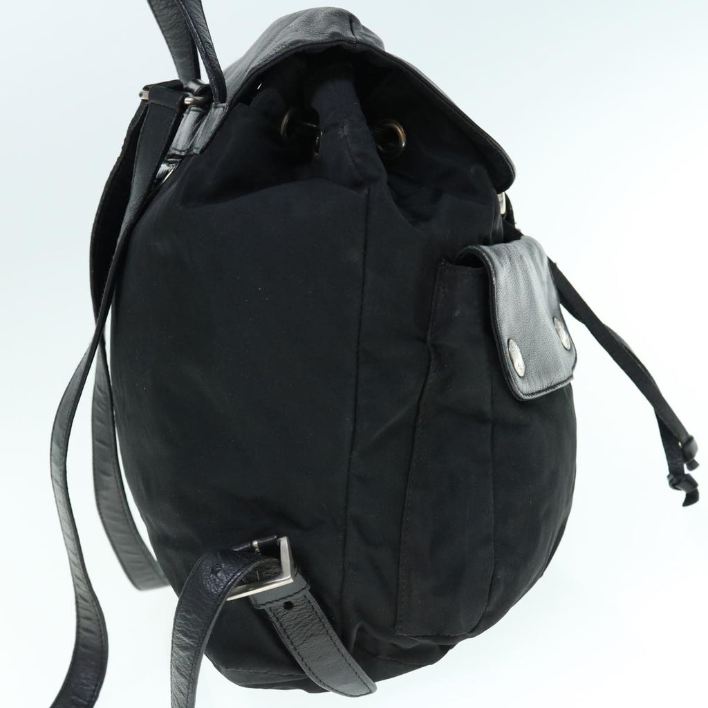 PRADA Backpack Nylon Black  bs11548