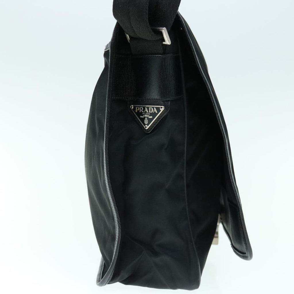 PRADA Shoulder Bag Nylon Black  bs11549