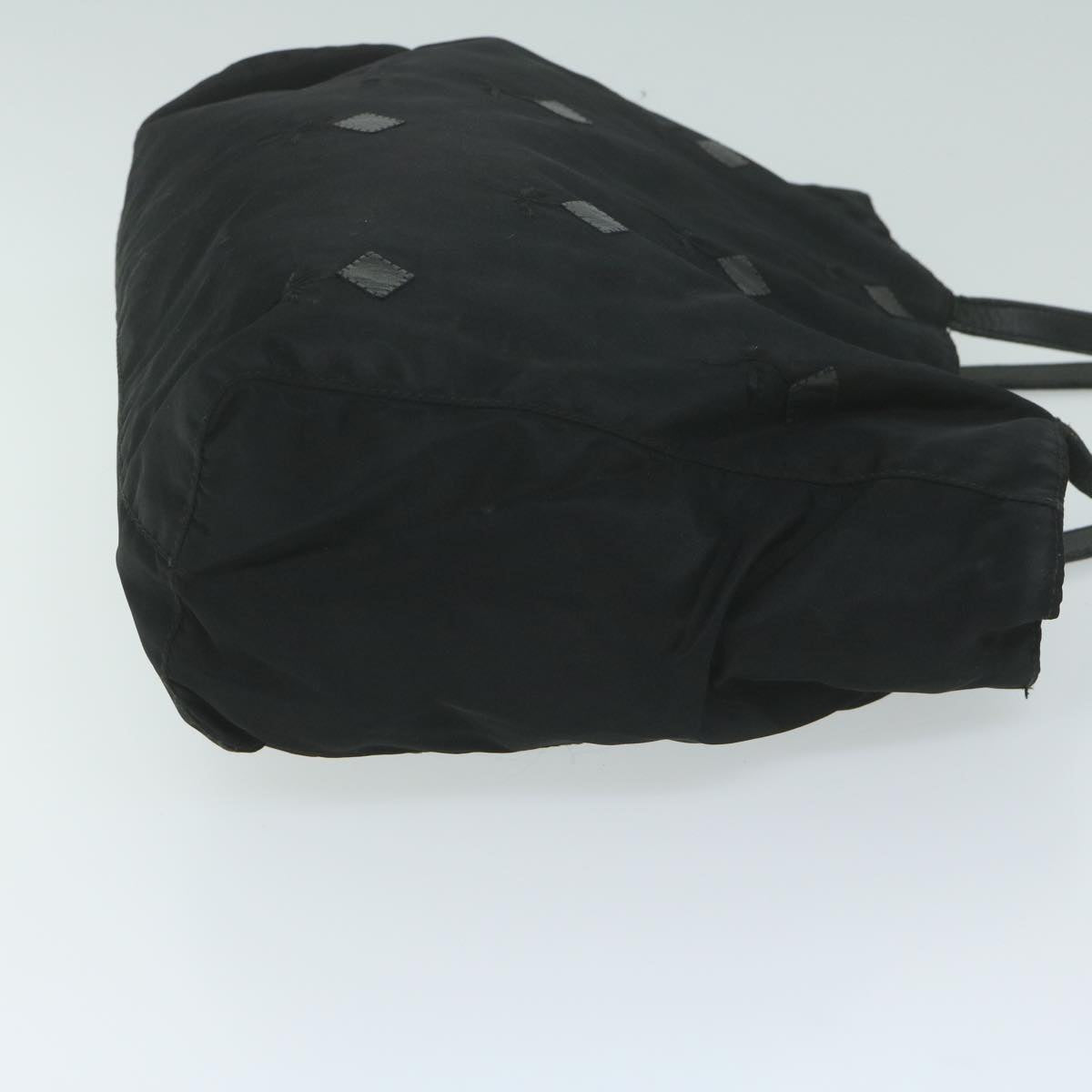 PRADA Tote Bag Nylon Black  bs11551