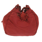 PRADA Shoulder Bag Nylon Red  bs11552