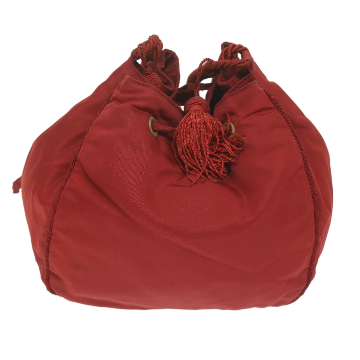 PRADA Shoulder Bag Nylon Red  bs11552