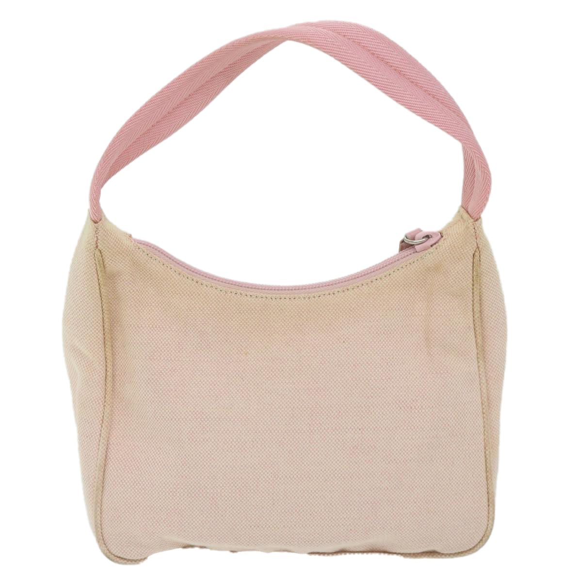 PRADA Sports Hand Bag Canvas Beige Pink  bs11578