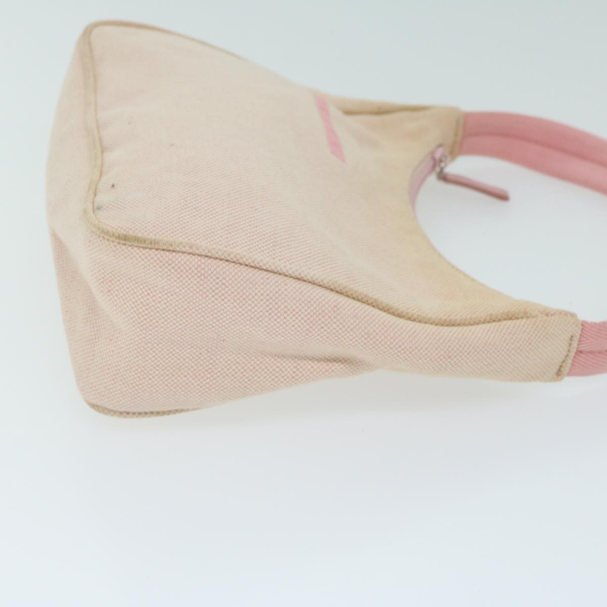 PRADA Sports Hand Bag Canvas Beige Pink  bs11578