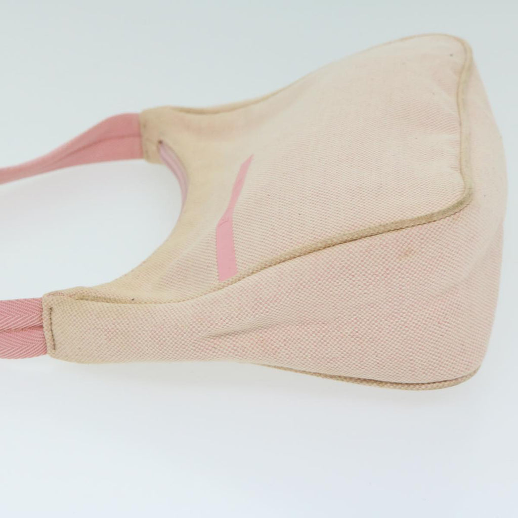 PRADA Sports Hand Bag Canvas Beige Pink  bs11578