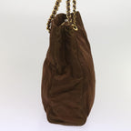 PRADA Chain Shoulder Bag Nylon Brown  bs11648