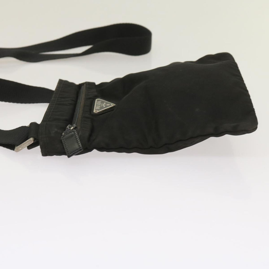 PRADA Shoulder Bag Nylon Black  bs11650