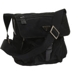 PRADA Shoulder Bag Nylon Black  bs11651