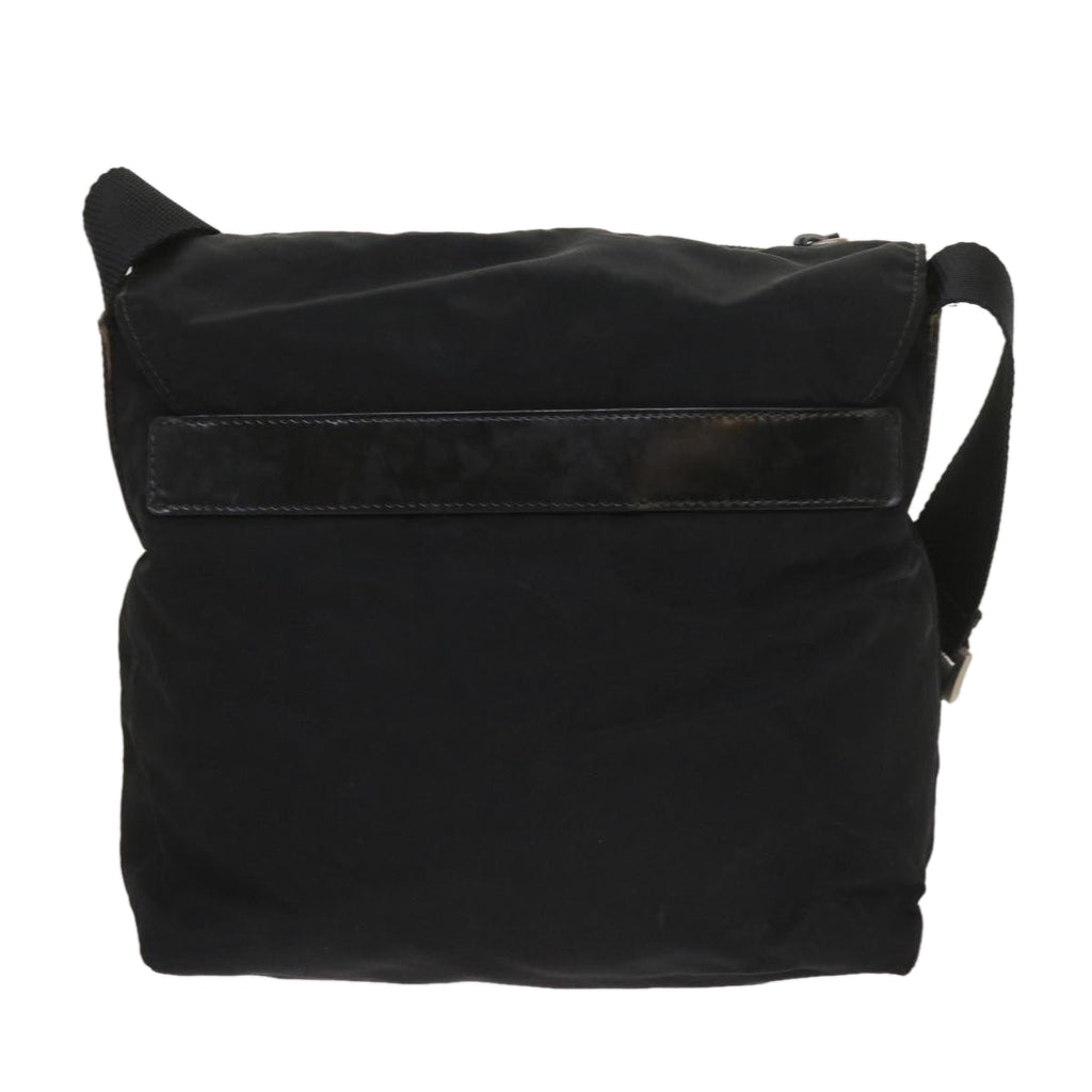 PRADA Shoulder Bag Nylon Black  bs11651