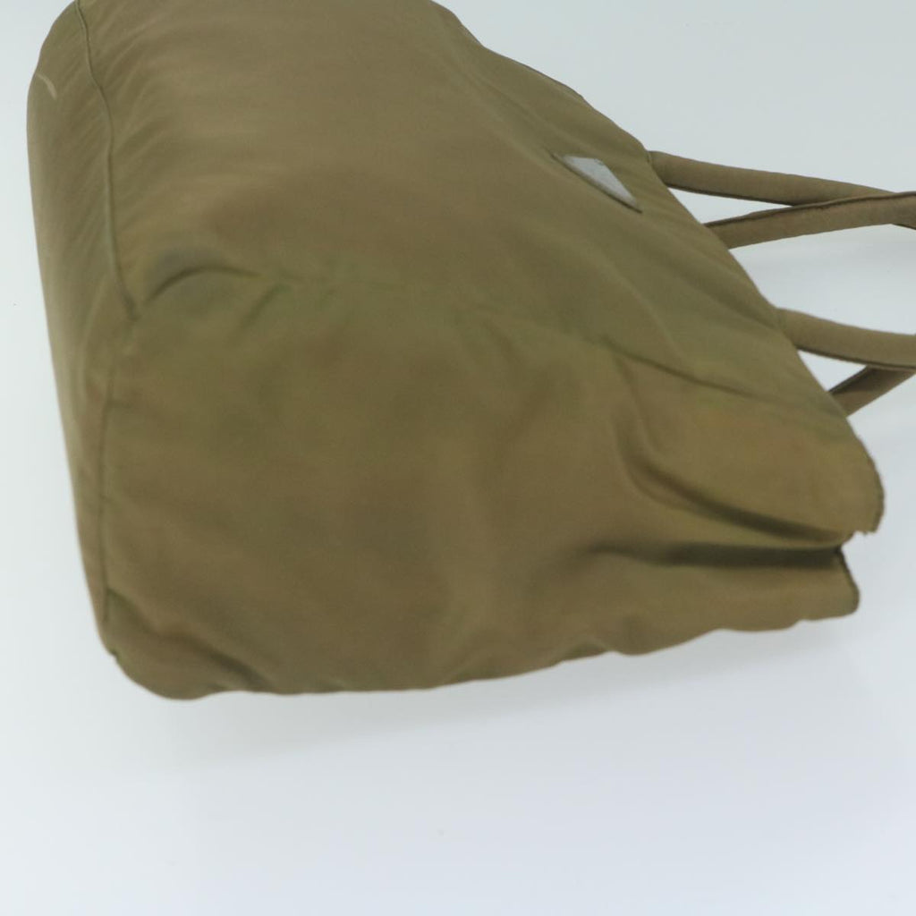 PRADA Hand Bag Nylon Khaki  bs11655