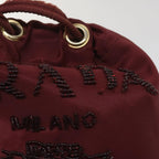 PRADA Shoulder Bag Nylon Red  bs11698