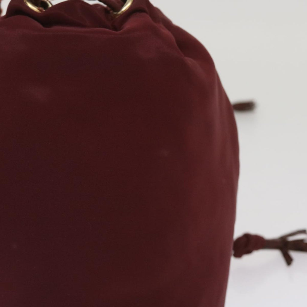 PRADA Shoulder Bag Nylon Red  bs11698