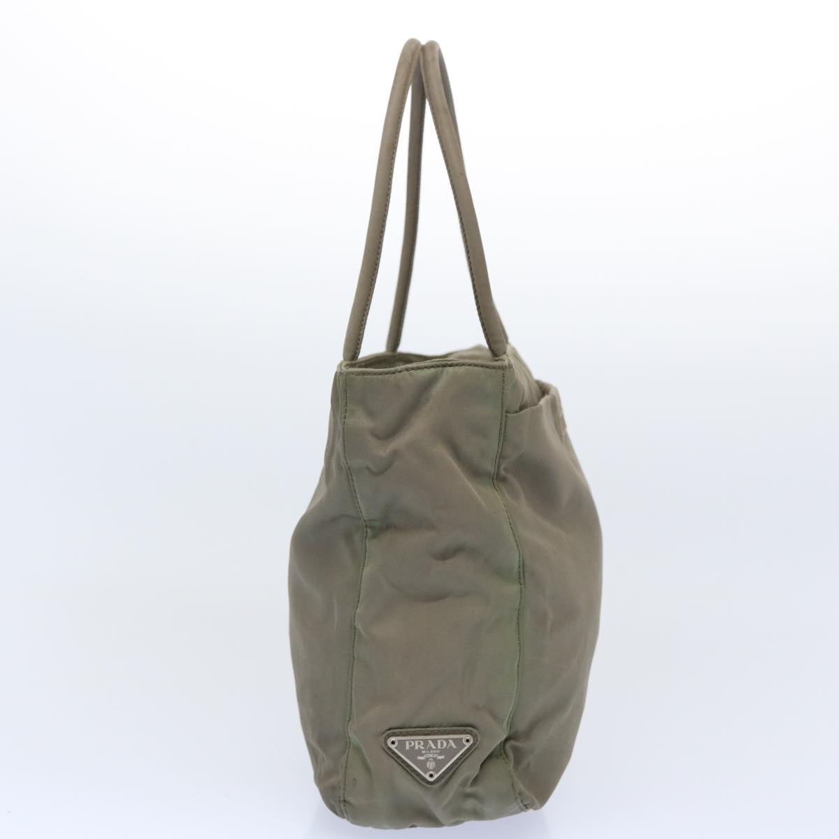 PRADA Hand Bag Nylon Khaki  bs11700