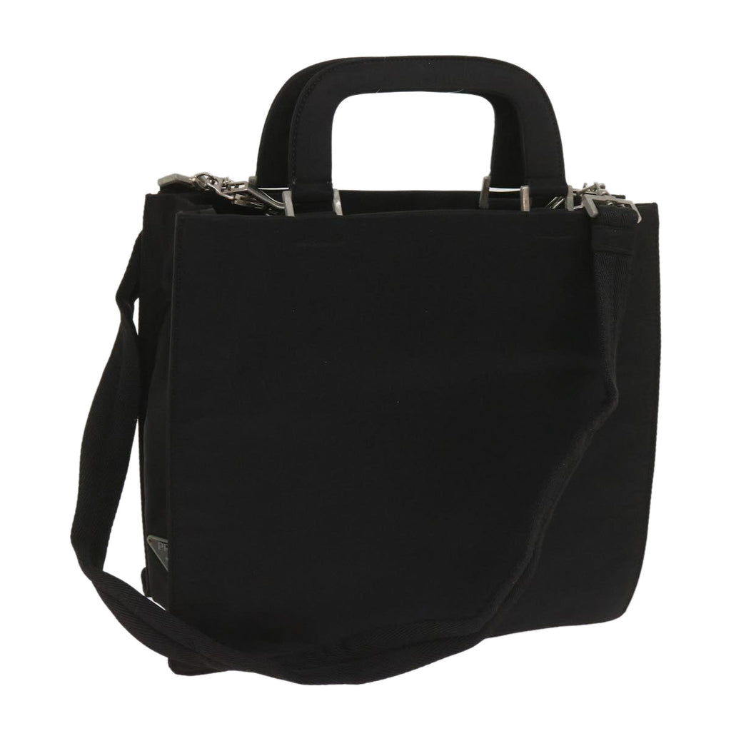 PRADA Hand Bag Nylon 2way Black  bs11713