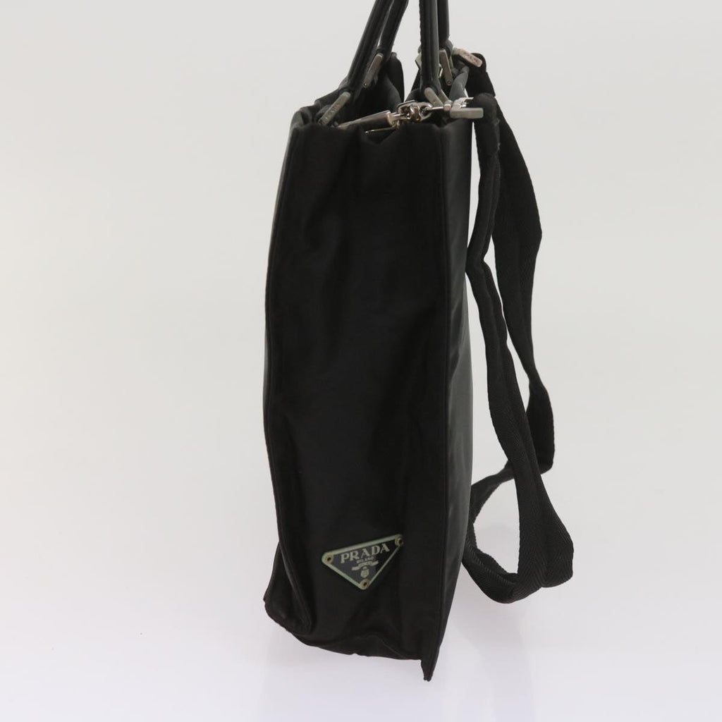 PRADA Hand Bag Nylon 2way Black  bs11713