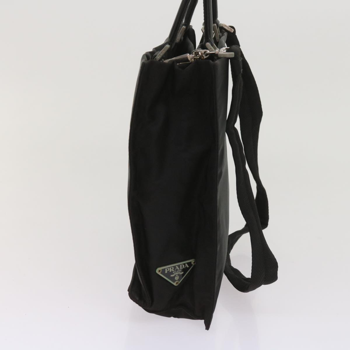 PRADA Hand Bag Nylon 2way Black  bs11713