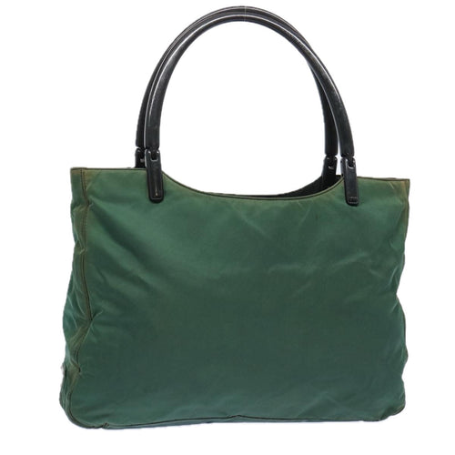 PRADA Shoulder Bag Nylon Green  bs11714