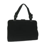PRADA Shoulder Bag Velor Black  bs11715