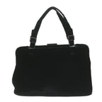 PRADA Shoulder Bag Velor Black  bs11715