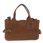 Chloe Shoulder Bag Leather Brown bs11722