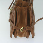 Chloe Shoulder Bag Leather Brown bs11722