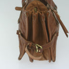 Chloe Shoulder Bag Leather Brown bs11722