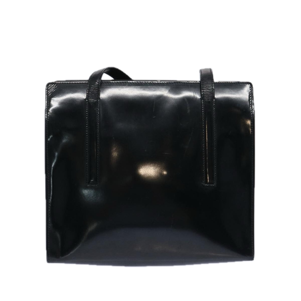 PRADA Shoulder Bag Leather Black  bs11725