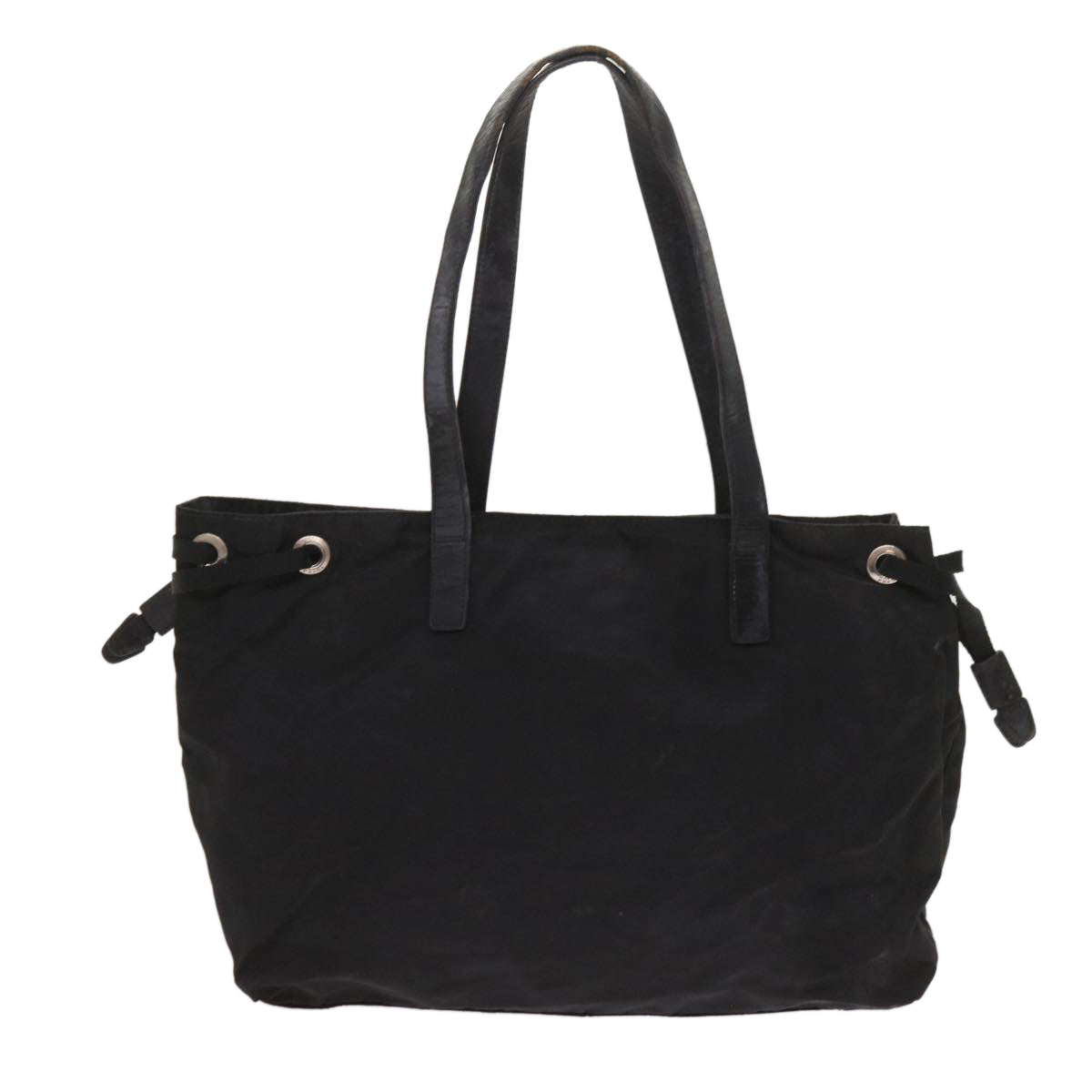 PRADA Tote Bag Nylon Black  bs11726