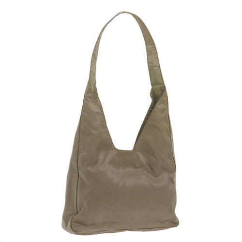 PRADA Shoulder Bag Nylon Gray  bs11729