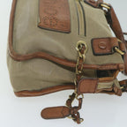 Chloe Harley Hand Bag Canvas Leather 2way Beige bs11776