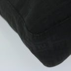 FENDI Zucchino Canvas Tote Bag Blackbs11778