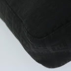 FENDI Zucchino Canvas Tote Bag Blackbs11778