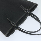 FENDI Zucchino Canvas Tote Bag Blackbs11778