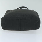 FENDI Zucchino Canvas Tote Bag Blackbs11778