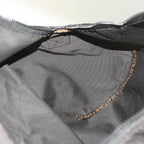 FENDI Boston Bag Canvas 2way Blackbs11779