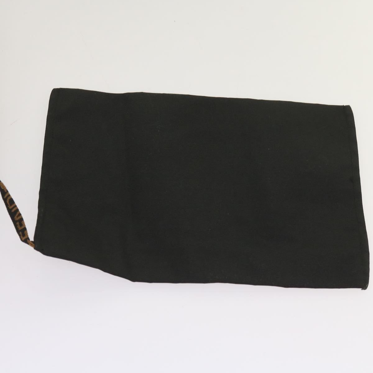 FENDI Boston Bag Canvas 2way Blackbs11779