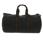 FENDI Boston Bag Canvas 2way Blackbs11779