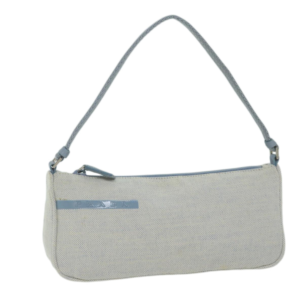 PRADA Sports Accessory Pouch Canvas White  bs11784