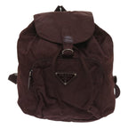 PRADA Backpack Nylon Wine Red  bs11789