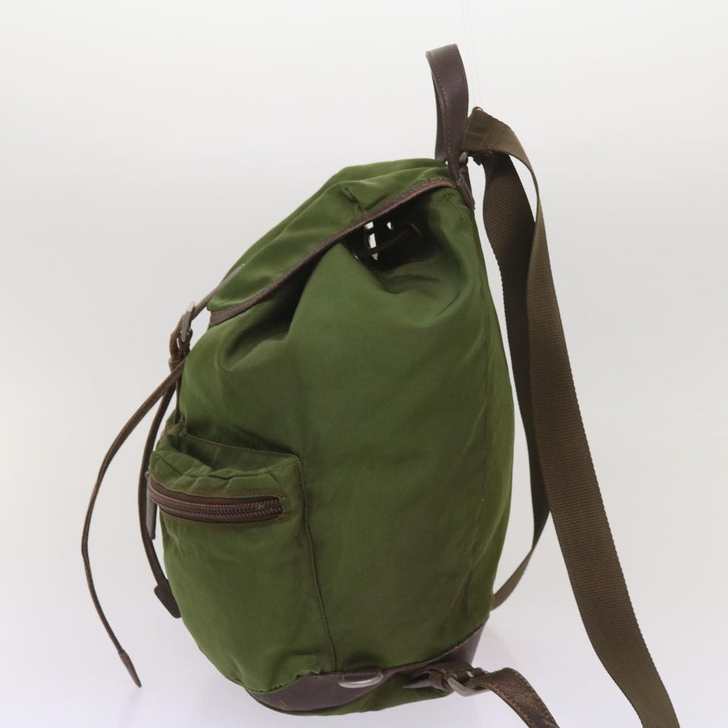 PRADA Backpack Nylon Khaki  bs11803