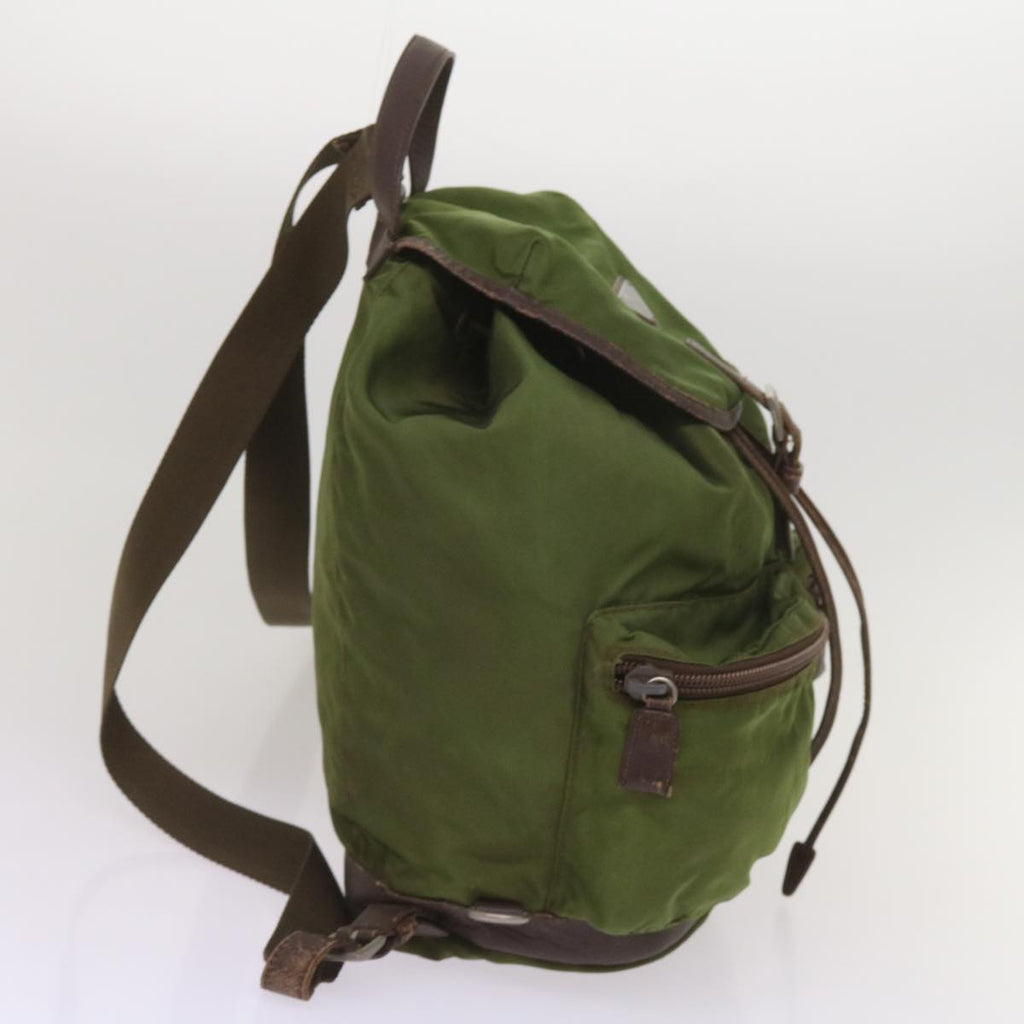 PRADA Backpack Nylon Khaki  bs11803